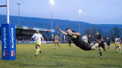 Leo Wolf mit dem entscheidenden Versuch