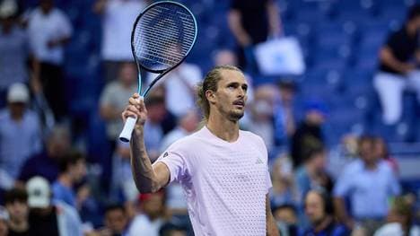 Alexander Zverev will bei den US Open ins Viertelfinale