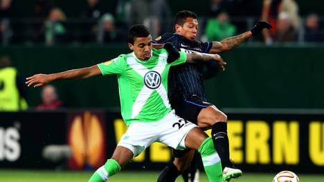 Luiz Gustavo schlug mit dem VfL Wolfsburg Inter Mailand, Luiz Gustavo