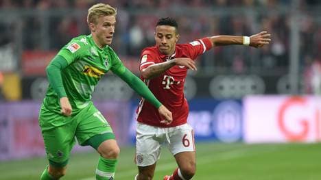 Bundesliga, FC Bayern München, Borussia Mönchengladbach, Oscar Wendt, Thiago Alcantara