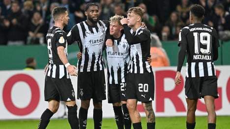 Borussia Mönchengladbach steht im Achtelfinale des DFB-Pokals