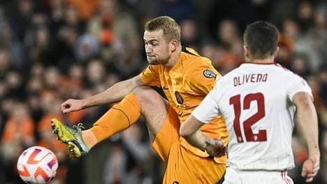 De Ligt (l.) fehlt aufgrund einer Wadenverletzung