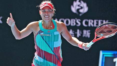 Angelique Kerber steht zum ersten Mal im Finale der Australian Open