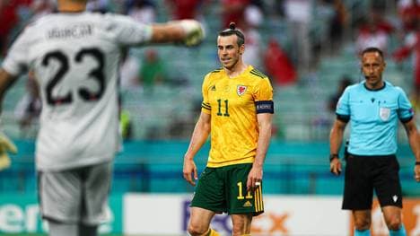BAKU, AZERBAIJAN - JUNE 16: Gareth Bale of Wales during the UEFA EURO, EM, Europameisterschaft,Fussball 2020 Championship Group A match between Turkey and Wales at Baku Olympic Stadium on June 16, 2021 in Baku, Azerbaijan. PUBLICATIONxINxGERxSUIxAUTxONLY Copyright: xAZIZxKARIMOVx