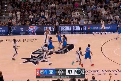 Inklusive Buzzer Beater! Irre Wemby-Show im Video