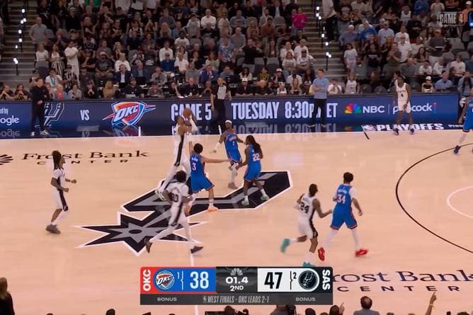 Inklusive Buzzer Beater! Irre Wemby-Show im Video