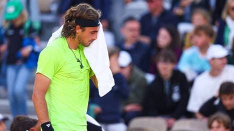 Stefanos Tsitsipas schied bei den French Open früh aus