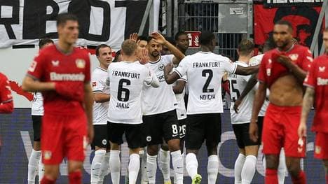 Bayer Leverkusen geht in Frankfurt unter