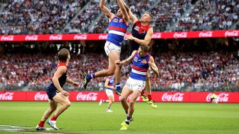 Actionreiches Spektakel: das AFL Grand Final.