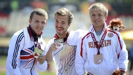 Mathias Mester (m.) gewannn sieben Weltmeisterschaften