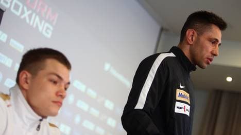 Felix Sturm (r.) boxt am Samstag gegen Fedor Chudinov