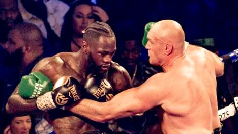 Tyson Fury (r.) ließ Deontay Wilder im Februar 2020 in Las Vegas keine Chance
