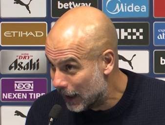 Abgesehen von Torgarant Erling Haaland hat der nächstbeste Torschütze bei Manchester City nur ein Tor in der Liga erzielt. Trainer Pep Guardiola begründet das mit dem großen Einfluss des Stürmers und vergleicht ihn mit Lionel Messi und Cristiano Ronaldo.