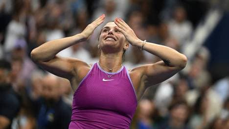 Aryna Sabalenka schlägt die Vorhand härter als die Männer