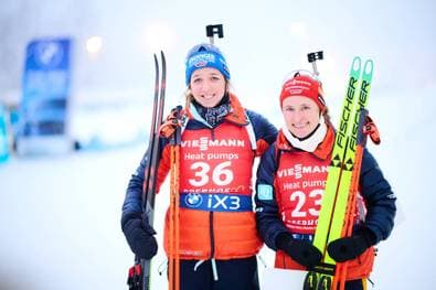 Deutsches Biathlon-Duo mit dem Sprung aufs Podium?