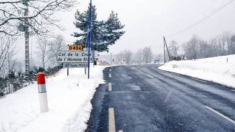 Nicht zum ersten Mal sorgt Schneefall für eine Etappenabsage bei Paris-Nizza
