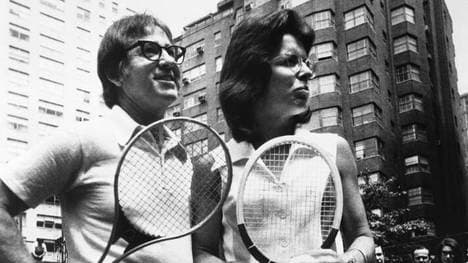 Billie Jean King und Billy Riggs duellierten sich im "Battle of the Sexes"