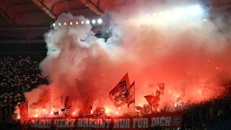 Bayern-Fans im Stadio Olimpico in Rom
