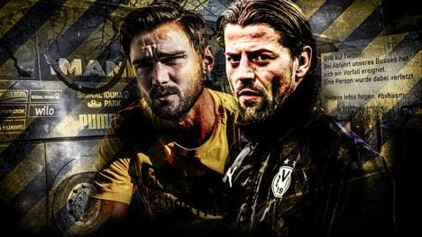 Marcel Schmelzer (l.) und Roman Weidenfeller vom BVB gaben vor Gericht Einblicke in ihr Seelenleben