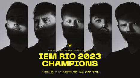 Team Vitality hat es geschafft: Die IEM-Rio-Trophäe gehört den Bienen