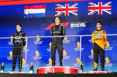 Sieg in Singapur! So stark trumpft Russell derzeit auf