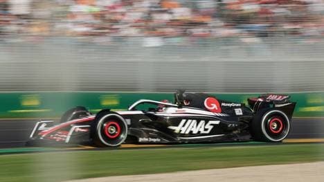 Kevin Magnussen steuerte seinen Haas ohne Beeinflussung eines Gegners in die Streckenbegrenzung