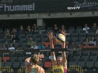 "Einfach geil!" - Chantal Laboureur und Sarah Schulz holen sich den Titel bei der Deutschland-Premiere von Queen of the Court. Die Highlights des Finals.