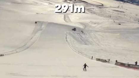 Ryoyu Kobayashi ist angeblich 291 Meter weit geflogen