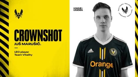 Ex-SK Gaming-Botlaner Crownshot soll Team Vitality wieder in die Erfolgsspur führen 