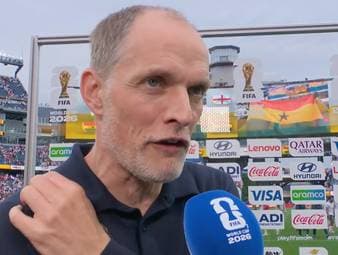 Harry Kane vergab kurz vor Ende des Spiels gegen Ghana eine Großchance. Untypisch für den Bayern-Stürmer, ganz zum Ärger für seinen Trainer Thomas Tuchel.
