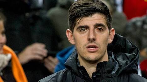 Thibaut Courtois mit blutunterlaufenem Auge