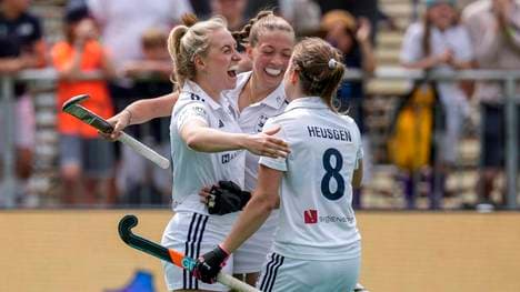 Die Spielerinnen vom Düsseldorfer HC hatten Grund zur Freude