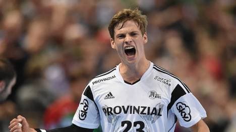 Rune Dahmke vom THW Kiel steht vor seinem ersten Einsatz im DHB-Trikot 