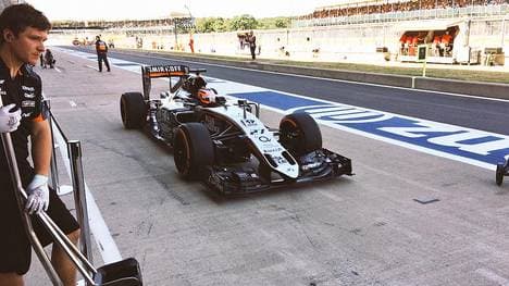 Das Auto von Nico Hülkenberg mit neuer Nase