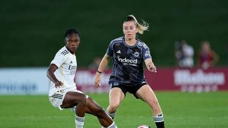 Nina Lührssen (r.) musste sich mit Eintracht Frankfurt Real Madrid geschlagen geben