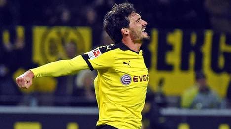 Mats Hummels jubelt gegen Eintracht Frankfurt