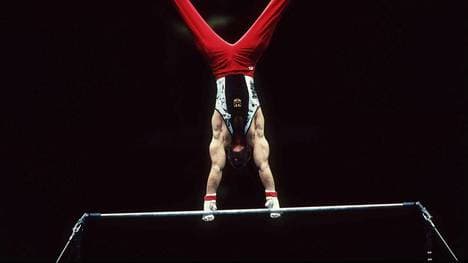 Andreas Wecker gewann 1996 in Atlanta Gold am Reck