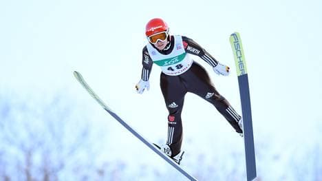 Katharina Althaus sprang in Oberstdorf nur auf den achten Platz