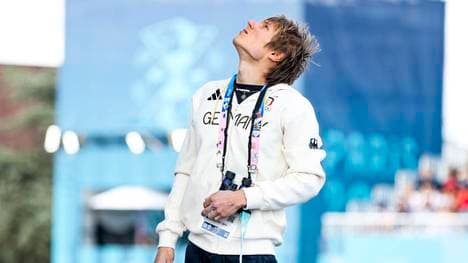 Alexander Megos bei den Olympischen Spielen von Paris