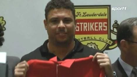 Ronaldo bei der Vorstellung in Fort Lauderdale