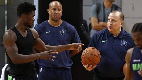 Tom Thibodeau und Jimmy Butler arbeiten gemeinsam bei den Timberwolves