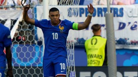 Kylian Mbappé erzielte sein erstes EM-Tor für Frankreich