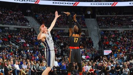 Dennis Schröder zeigte gegen die Detroit Pistons eine ordentliche Leistung