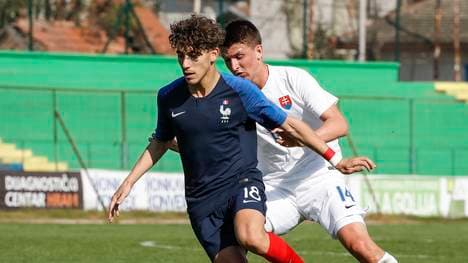 Mit der französischen U17-Nationalmannschaft scheiterte Adil Aouchiche bei der EM im Halbfinale