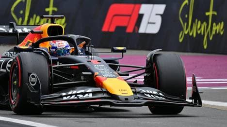 Max Verstappen fährt auf die Pole in Silverstone