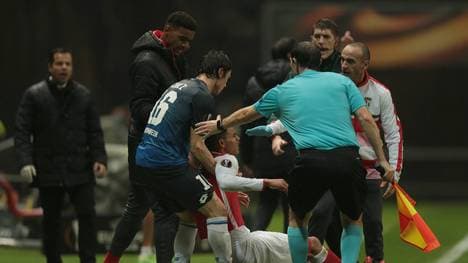 Hoffenheim-Profi Nico Schulz löste in der Nachspielzeit in Braga eine Rudelbildung aus