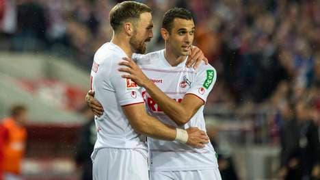 Ellyes Skhiri (r.) traf doppelt gegen Fürth