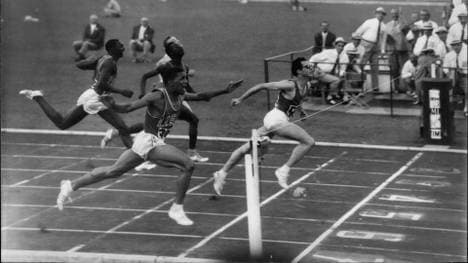 Livio Berruti (r.) beim Olympiasieg in Rom