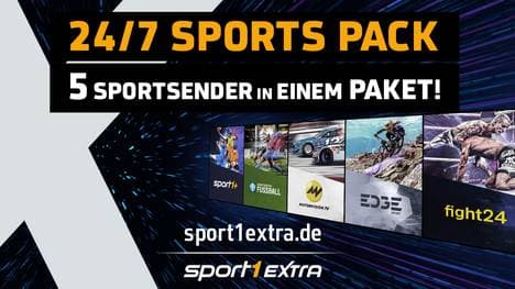 „24/7 Sports Pack“ ab sofort über SPORT1 Extra buchbar 