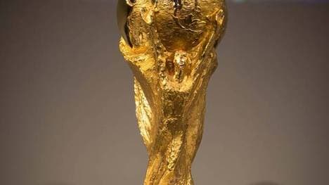 Um den FIFA-WM-Pokal geht es seit 1974 bei jeder Fußball-Weltmeisterschaft